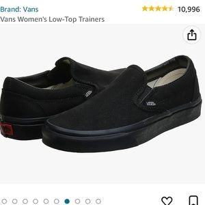 Vans women’s low top trainers